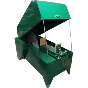 36 inch slab saw with powerfeed, cross-feed vise, Greenline blade and 3 HP 220V 60Hz motor